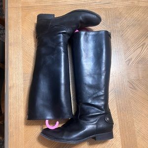 Frye Mellissa Riding Boots wide calf 10